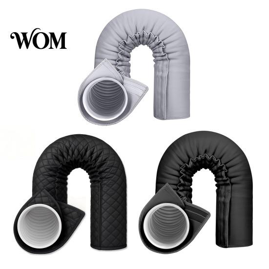 Energy Saving Ac Hose Sleeve Air Conditioner Insulation Cover, with Tool-free Installation And Adjustable Duct Heat Straps, Exhaust Shield,