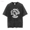 VINTAGE 80s ANTI NOWHERE LEAGUE PUNK ROCK HARDCORE TOUR CONCERT PROMO T SHIRT long sleeves vintage Washed Top For Everyday Wear