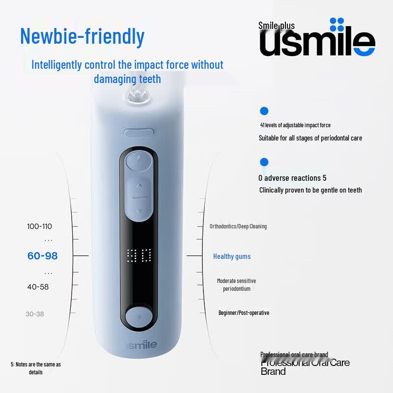 Usmile C20 Dual-Stream Portable Water Flosser CN plug (adapter included)