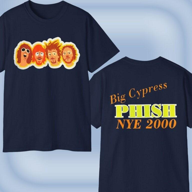 Retro Big Cypress Phish Nye 2000 T-Shirt 2-Sided Unisex T-Shirt XXXL
