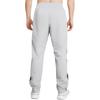 Under Armour Logo Print Elastic Waist Straight Leg Casual Pants Men Gray 1352031-013
