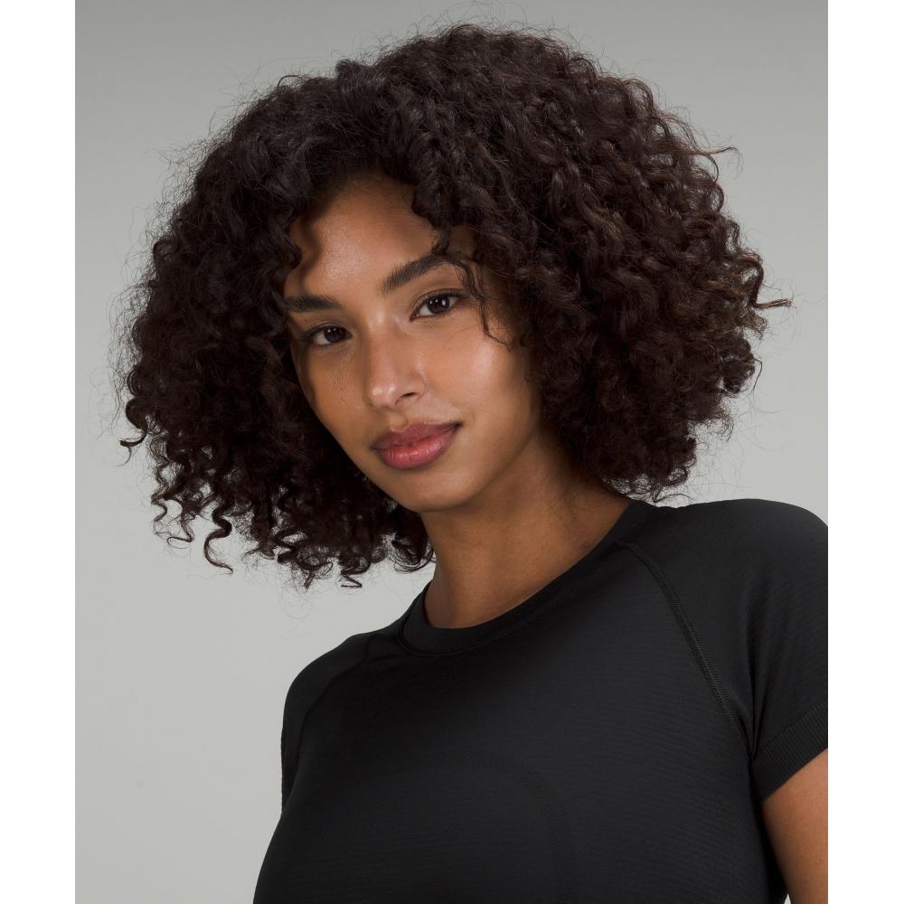 Lululemon Swiftly Tech Short Sleeve Shirt 2.0  Hip Length Black Black