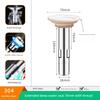 304 Ultra-Long Segmented Drain Core with Extended Pipe, Anti-Odor Sewer Segment, Anti-Seepage Deep Water Seal, Anti-Odor Core