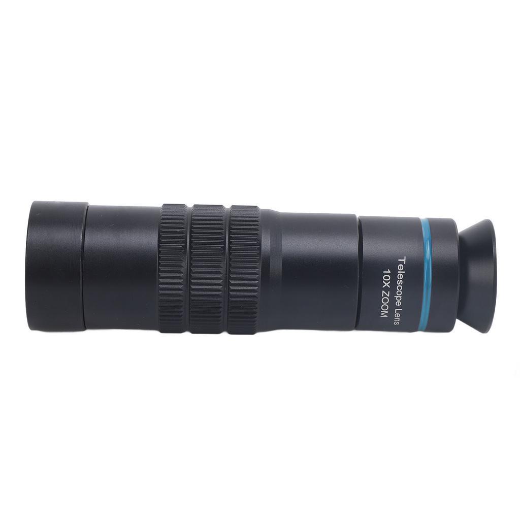 Telescop pentru Telefon Mobil Zoom 10X HD Lentilă Telefoto pentru Telefon Tot Metal Acoperire Multistrat Clemă pentru Telefon Mobil Telescop Monocular pentru Vizionare Jocuri Concerte