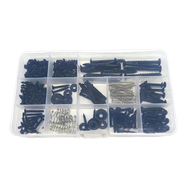 Guitar Parts Kit for Neck Plate, Pickguard, Strap End Pins, Guitar DIY Screws