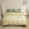 Nordic 100% Cotton Solid Color Duvet Cover or Sheet or Flat Bed Cover Simple Bedding Set Pillowcase Bedclothes Bedding