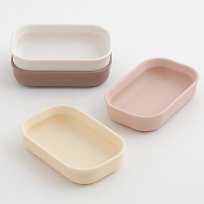 Tackaon 1.2.3 Tigela longa infantil, cobertura para comida de bebê, silicone para bebês, recipiente de armazenamento, tigela com autodireção