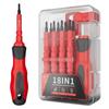 10pcs 18in1 Double-ended Screwdriver Non-Slip Handle Screwdriver Kit Screwdriver Set  Repair Tools