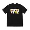 T-shirt con stampa scultura Cupido Estate e Autunno 2025, top sportivo ampio e casual a maniche corte da uomo e da donna