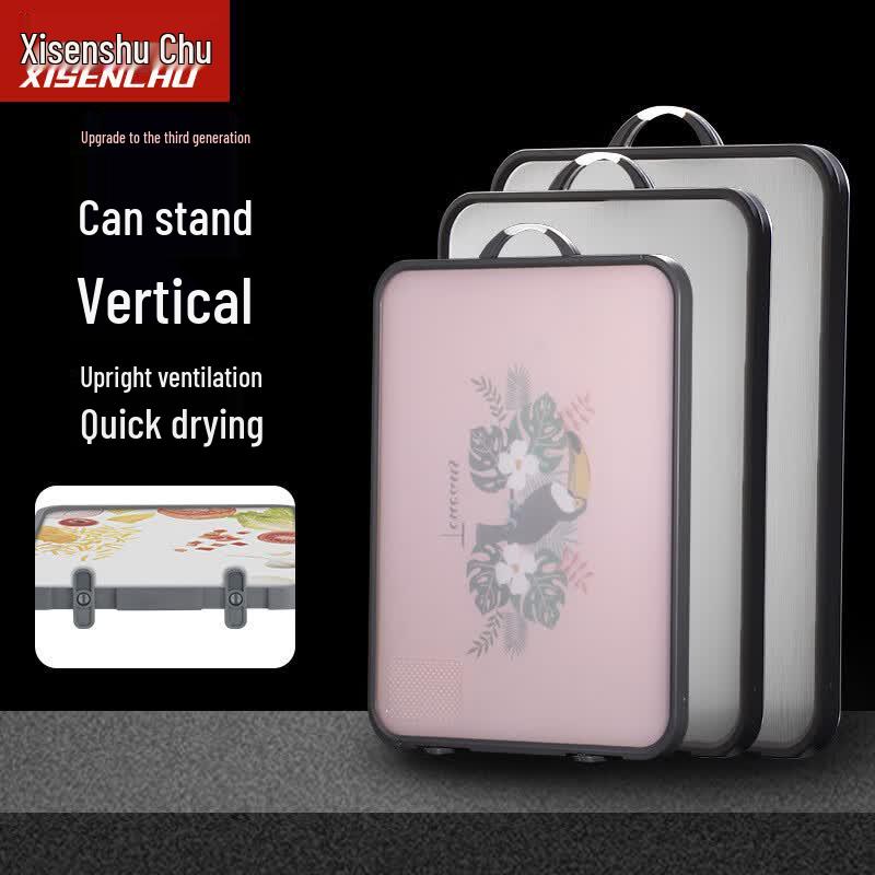 Xisen Standable Antibacterial Double-Sided Cutting Board