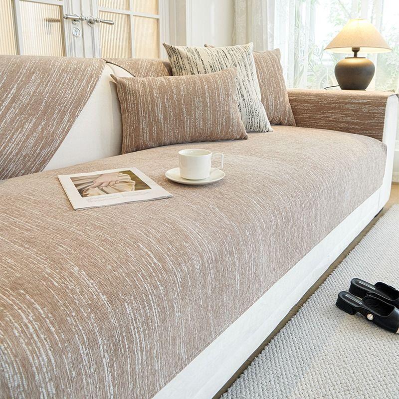 Thousand Silk Sofa Cushion Universal In All Seasons Chenier Anti-Cat Scratch Sofa Cover Cloth Towel  New Non-Slip Sofa Cover