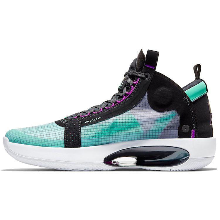 

Air Jordan 34 PF Blue Void Мужские кроссовки металлик-серебристый BQ3381-400