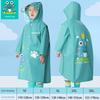 Children's Raincoat with Large Brim for Boys and Girls, with Backpack Space, Kids' Raincoat for Outdoor Hiking, Student School Poncho
