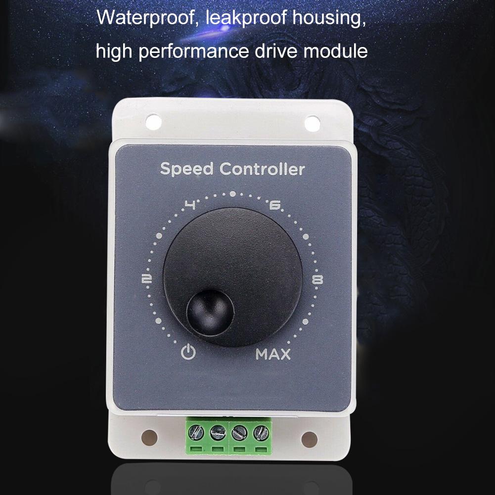 PWM 12V-48V 20A DC Motor Adjustable Speed Controller Regulator Switch