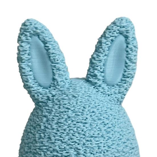 3D Printed Easter Egg Funny Easter Bunny Egg Desk Ornament Easter Basket Stuffers for Home Office Party Decor