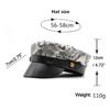 Flat Top Snakeskin Leather Navy Hat Spring Style Cap British Style Versatile Beret