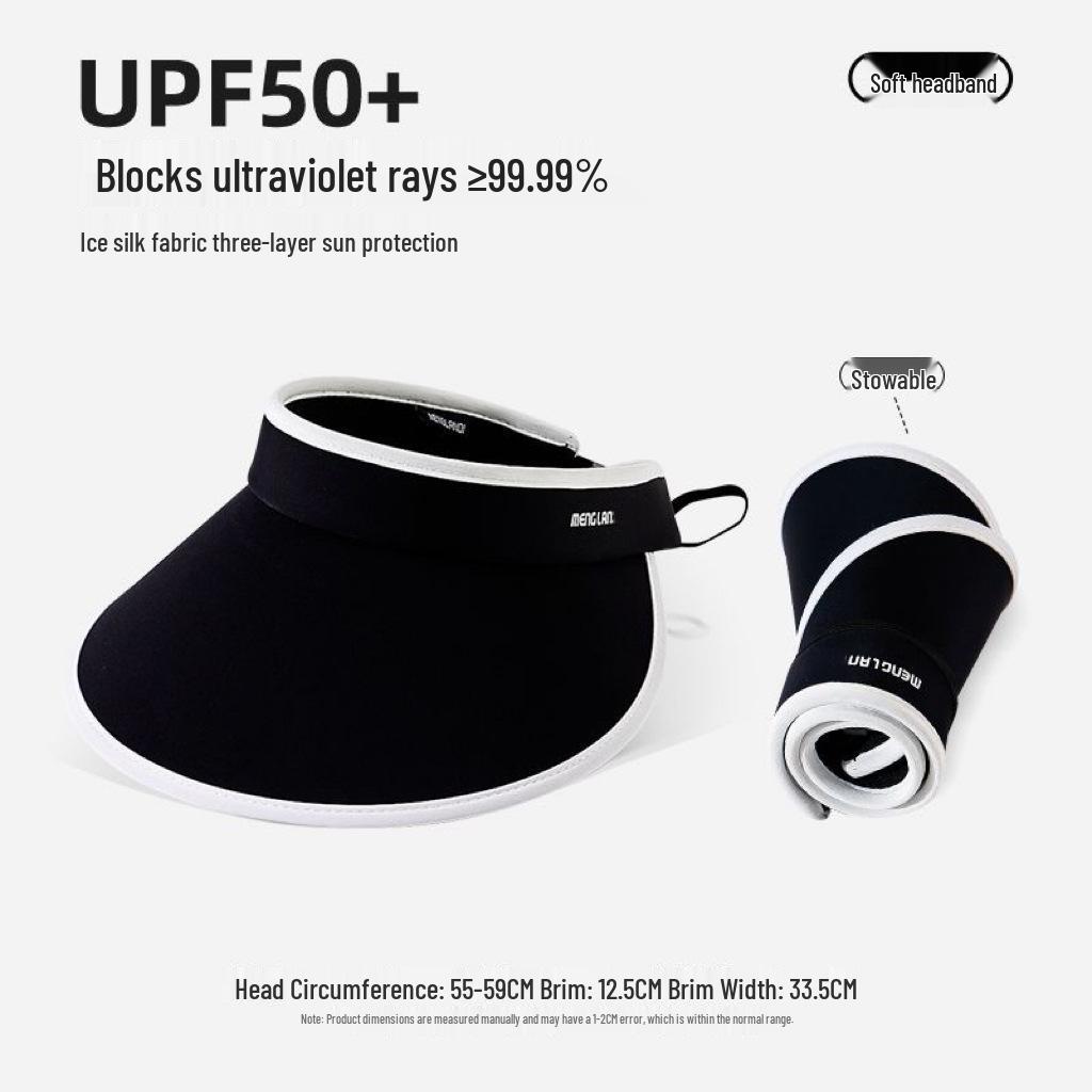 Faltbarer Sonnenhut für Damen mit breiter Krempe und UV-Schutz