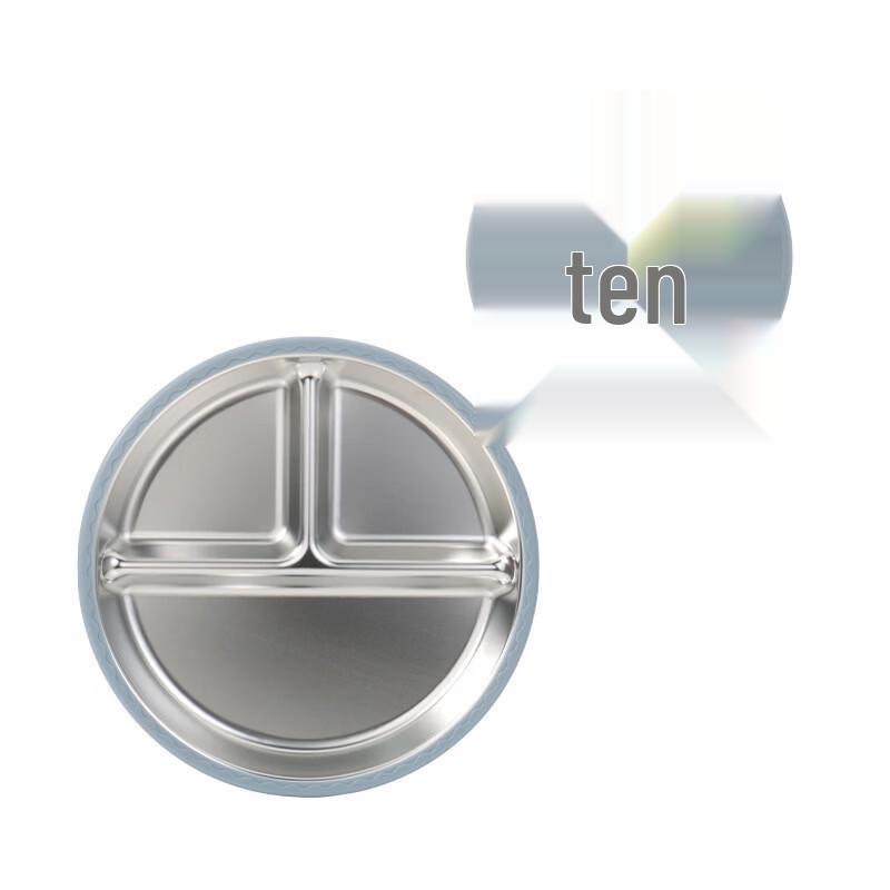 Children s Stainless Steel Plate with Silicone Insulation