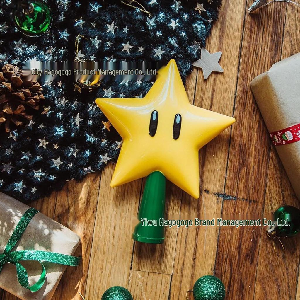 Cross-border LED Mario Star Night Light for Stage & Christmas Decoration