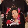 Camiseta Grfica Selena Legend Forever Vintage Washed Fashion Top For Everyday Wear Comfortable Slightly Designer Clothes