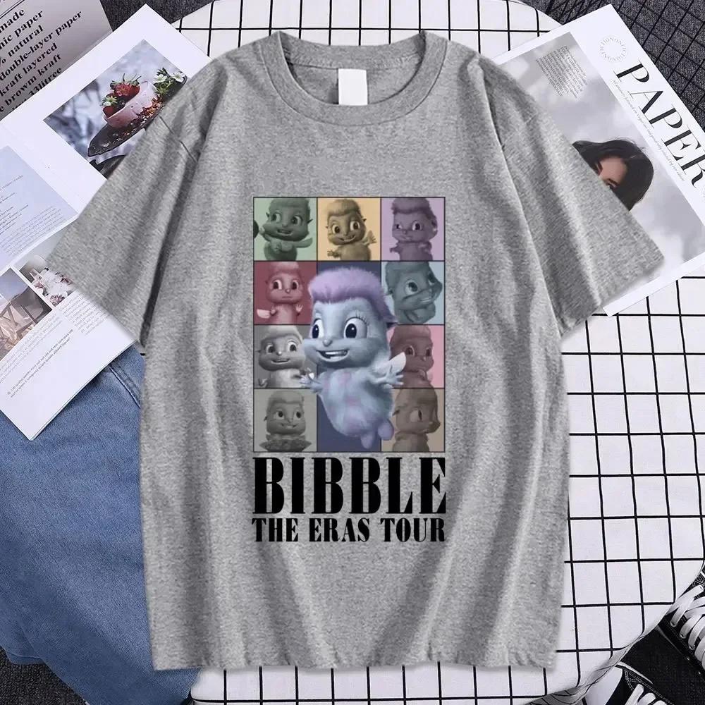 Cute Bibble The Eras Tour T Shirt Boys GirlsUnisex's Aesthetic High Quality Streetwear Summer Oversized Short Sleeve Tops