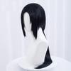 Anime Itachi Uchiha Long Straight Black Uchiha Itachi Cosplay Wig Heat Resistant Synthetic Wigs + Headband + Wig Cap