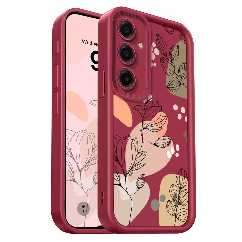 

Charming Flowers Phone Case For Samsung Galaxy A37 A17 A07 A56 A36 A26 A16 A06 A55 A35 A25 A15 A05 A05S 4G 5G Staircase Soft Cov Samsung A15