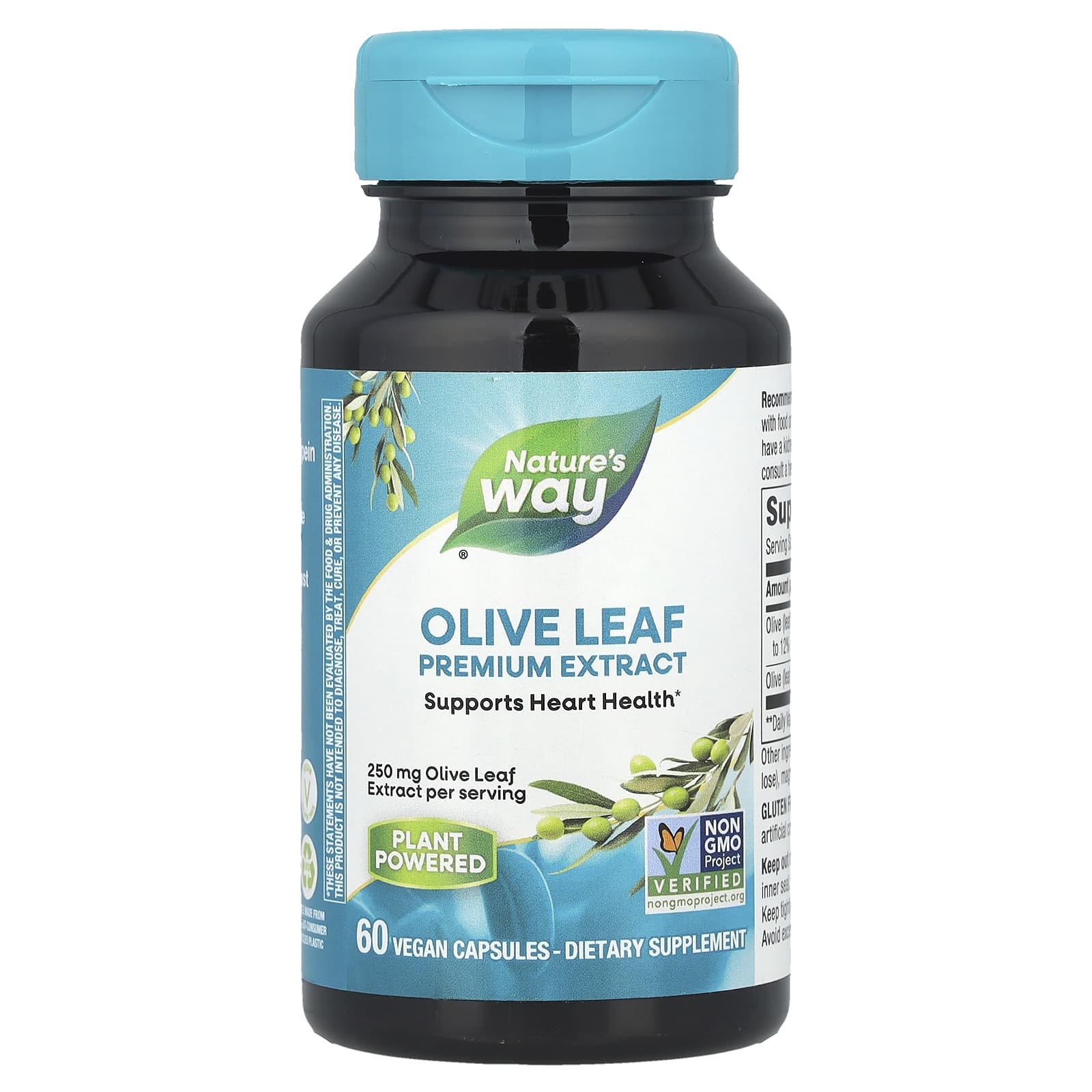 

Nature S Way, Premium Extract, Olive Leaf, 250Mg, 60 Veggie Caps