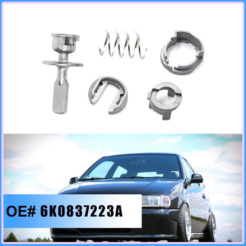 1 Set Car Front Door Lock Cylinder Repair Kit Car Accessories for VW SHARAN SEAT ALHAMBRA 95-10 FORD GALAXY 95-06 6K0837223A