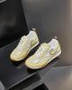 Retro Flat-bottomed German Training Shoes Women's 2025 New Trendy Spring and Autumn Breathable Niche Yellow Casual Versatile Forrest Gump Sports Shoes
