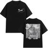 Ariana Grande Retro Porträt Muster Unisexs Und Unisexs Bedrucktes T-Shirt Y2k Street Casual Lockeres Oberteil