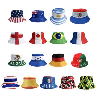 Unisex Sports Bucket Hat Packable Convertible Polyester Fisherman Cap For Football Fan And Outdoor Sports Activities