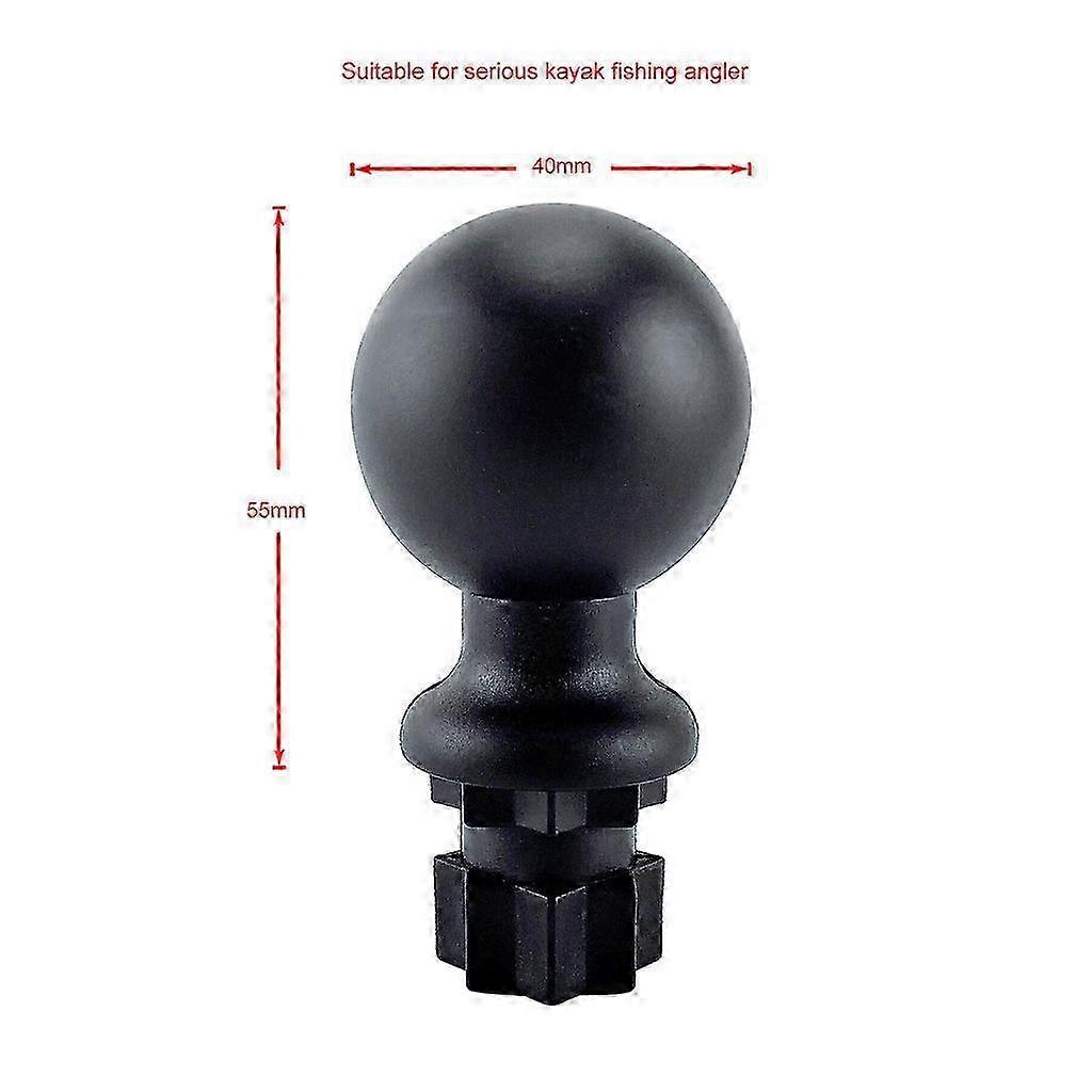 Universal Ball Mount Universal Ball Mount Base for Universal Mounting Plate Kayak Accessories(1pc, black) SZRH A-S