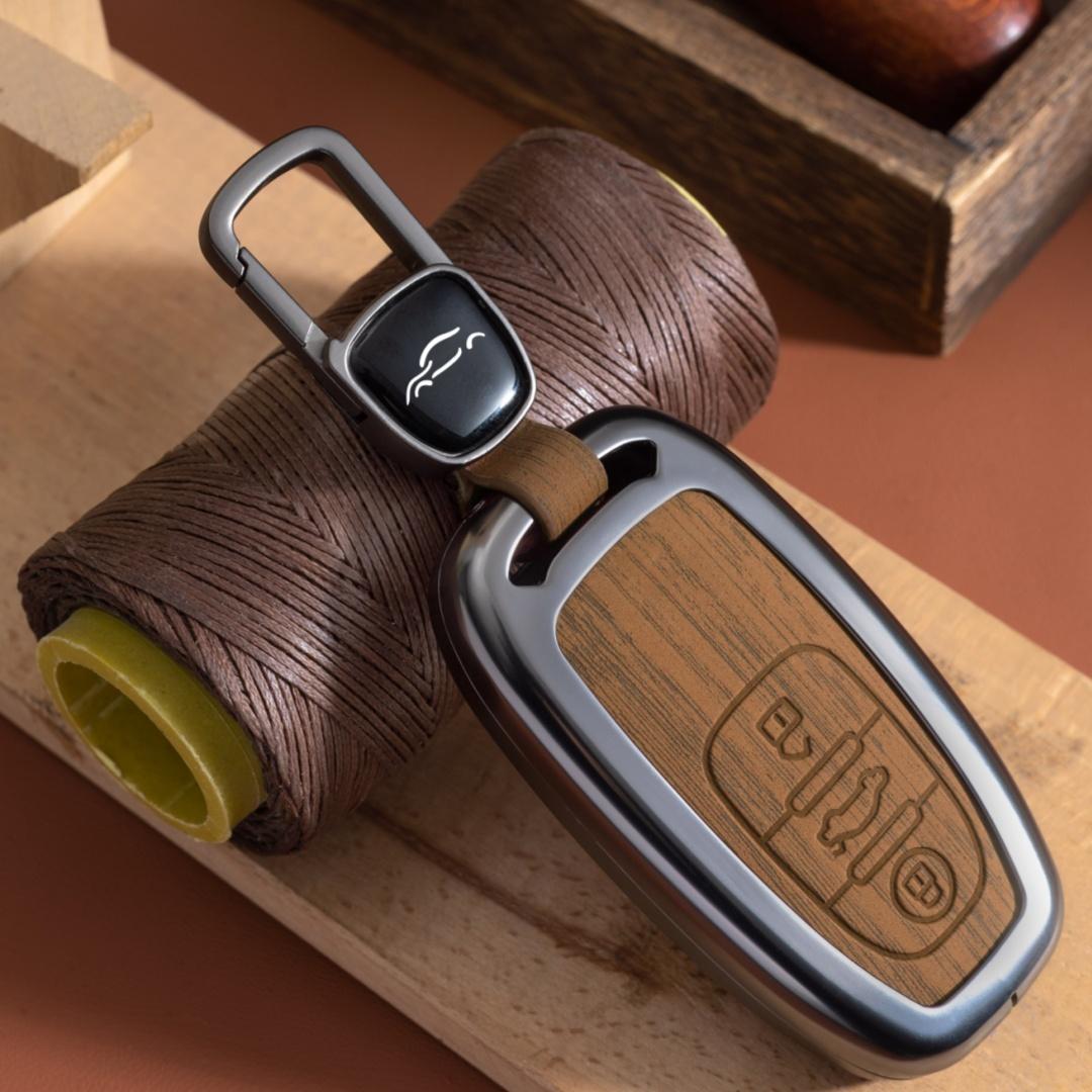 

Новый металлический автомобильный дистанционный ключ чехол чехол брелок для A1 A3 A4 A5 A6 A7 A8 Quattro Q3 Q5 Q7 2009-2015 защитные аксессуары коричневый