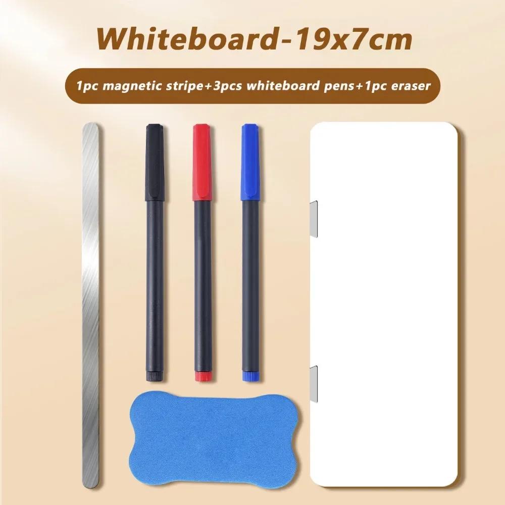 Rewritable Message Memo Board Magnetic Daily Reminder Desktop Notepad Computer Screen Side Using Magnetic Whiteboard