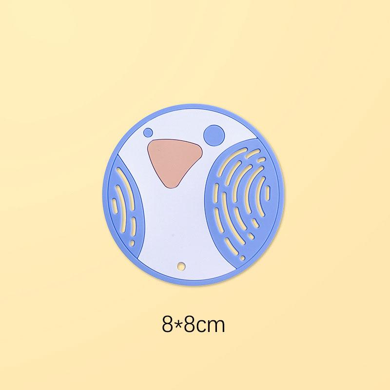 

1 шт. Круглая силиконовая подставка Водонепроницаемая Противоскользящая Изоляция Подкладки для чашек Нескользящая Многоразовая Горячая подставка Кухонные аксессуары Декор