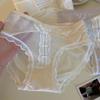 Plus Size Women's Summer Simple Pure Lace Nude 7A Antibacterial Cotton Crotch Triangle Briefs
