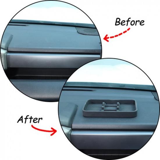 Car Front Dashboard Storage Box Tray Trim For Toyota Tundra -23