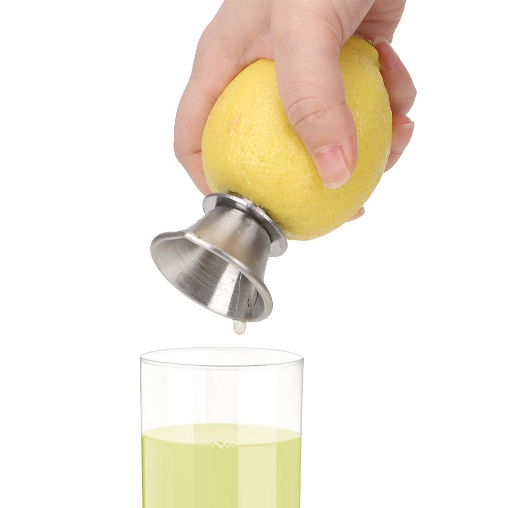 Hand Juicer Pourer Screw Juice Squeeze Manually Lemon Squeezer Stainless Steel Fruit Tool For Lemon Orange Limes Citrus
