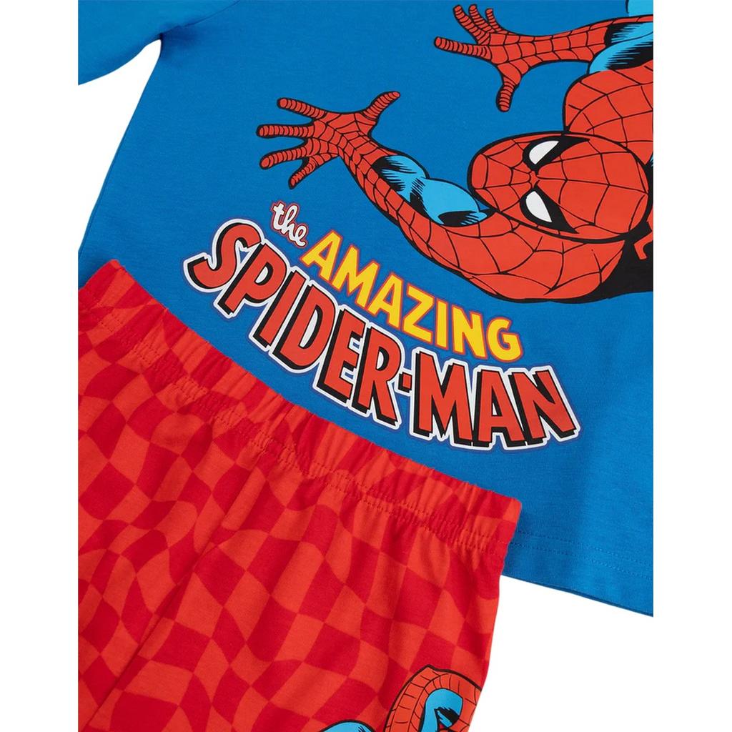 Der Erstaunliche Spider-Man Jungen Langarm Lang Pyjama Set (Packung mit 2)