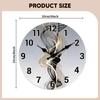 A Silent And Elegant Wall Clock with Clean, Modern Design, Round Decorative, Ideal for An