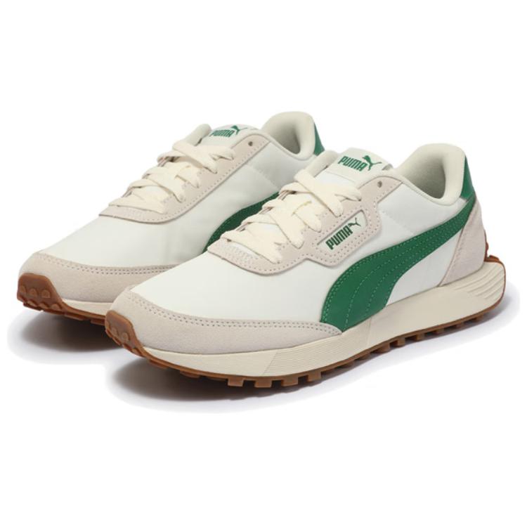Puma Runtamed Series Retro Komfortable Lavsko Livsstilssko Unisex Sneakers Hvit Grønn 401605-01
