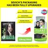 SEVICH 30ml×10 Stück Haarfärbeshampoo zur Grauhaarabdeckung, Pflanzenbasiertes Haarfärbeshampoo, Schnellfärbendes Shampoo in Sachets, Naturschwarz