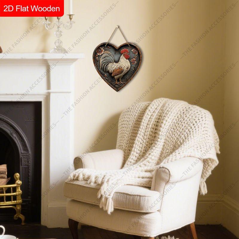 2D Flat Wooden Hanging Decorative Signs, Family Wall or Door Decoration, Garden Decoration, Housewarming Gifts for Friends