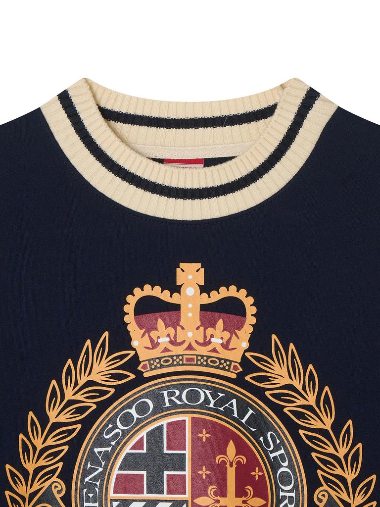 Minasu Menasoo Heritage Heavy Sweatshirt_Navy_Brushed Fabric