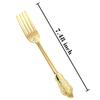 25/50/100Pcs Golden Plastic Forks, 7.4-Inch Disposable Forks, Silverware Utensils for Party, Weddings or Daily Use