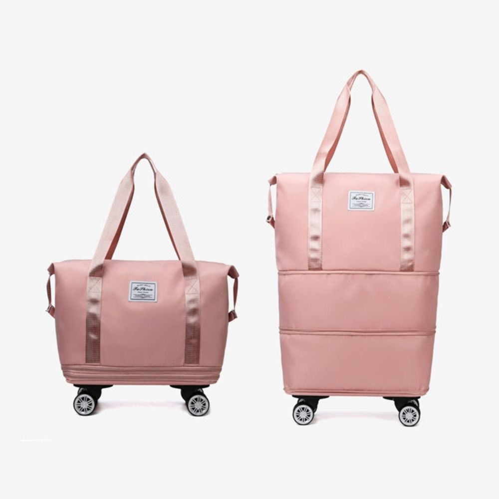 Sport Gym Bag with Wheels Dry-Wet Separation Luggage Storage Bag  Travel