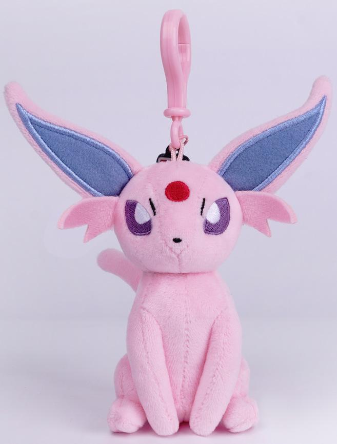 Kawaii Anime Plush Keychain Pikachu Eevee Mew Squirtle Bulbasaur Soft Stuffed Toy Bag Charm Pendant Kids Birthday Gift