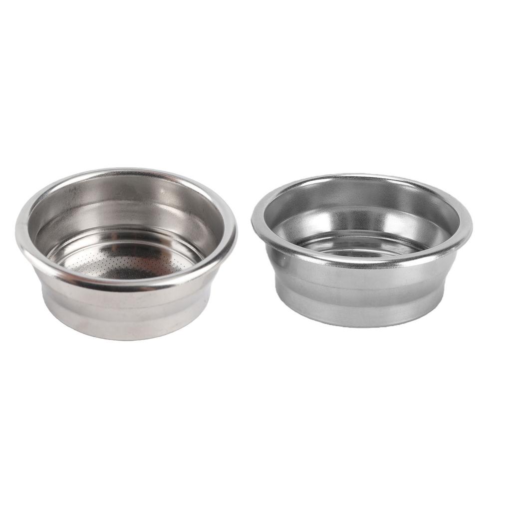 Portafilter Filter Basket Fit for Breville Coffee Machine Double Layer 2 Cup Pressurized Stainless Steel Portafilter