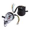 Motorcycle Digital Odometer Speedometer Gauge 160 km/h Max Speed LED Display Headlight Neutral Turn Signal Indicators Black